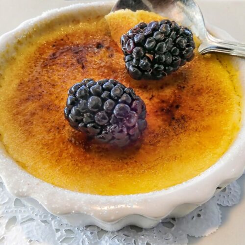 Creme Brulee Blackberries