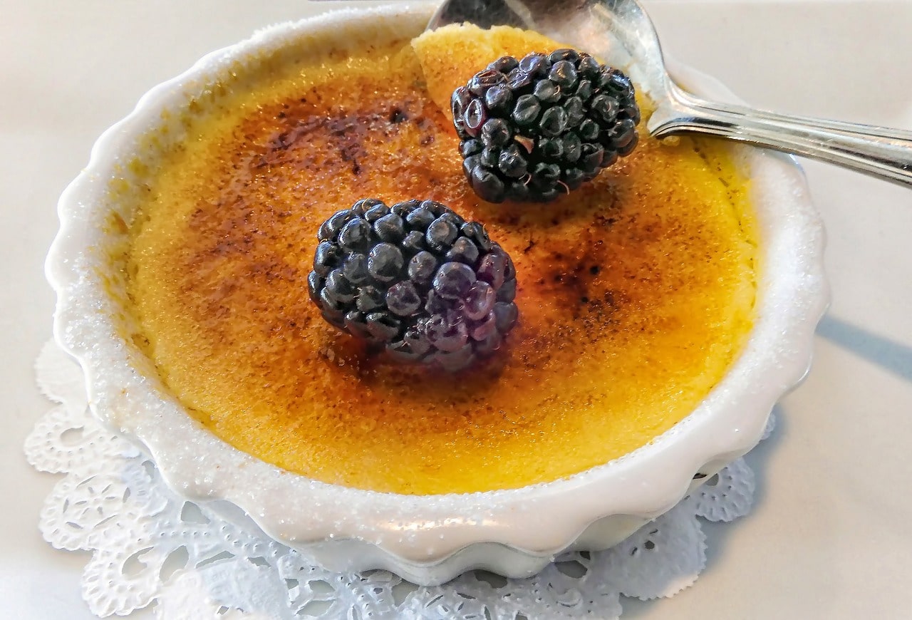 Creme Brulee Blackberries