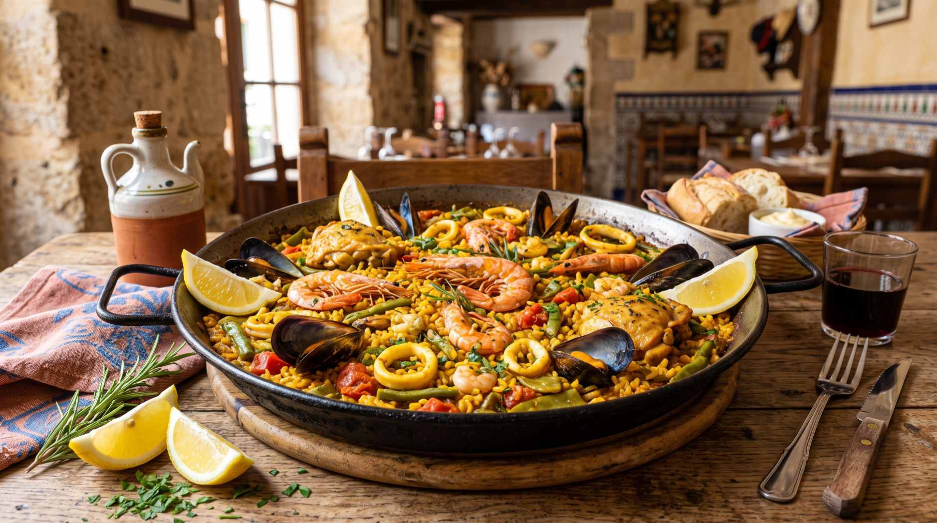 Seafood Paella